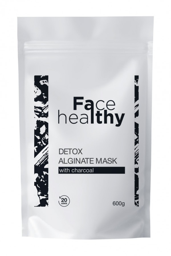 FALTHY (Фелсі) Альгінатна маска DETOX з деревним вугіллям 600g