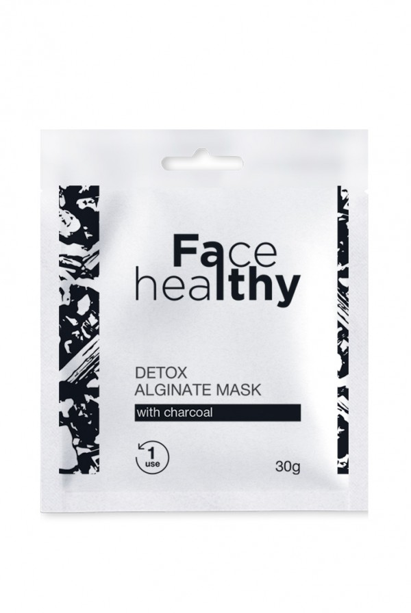 FALTHY (Фелсі) Альгінатна маска DETOX з деревним вугіллям 30g