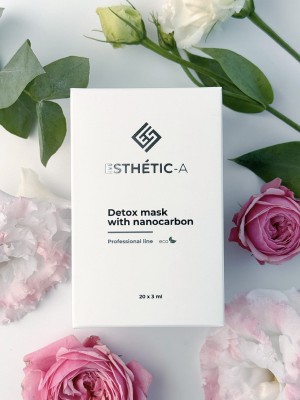 ESTHETIC-A Маска детокс с наноуглем / Detox mask with nanocarbon 20х3ml